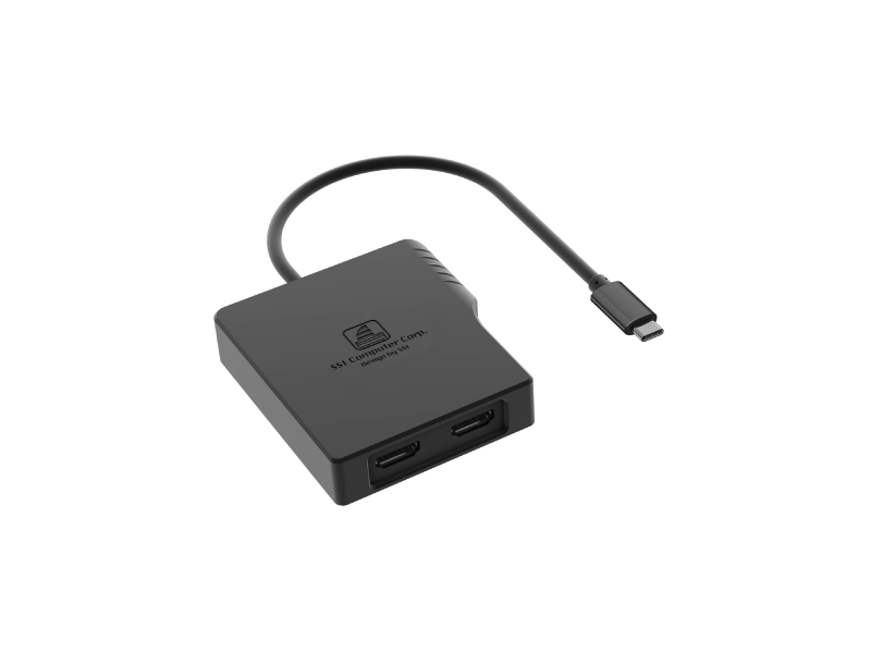 雙 HDMI® MST 轉接器